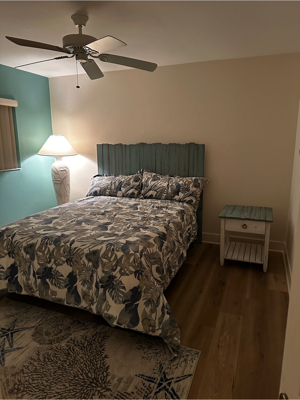 Tommy Bahama Blue/Green and Cream Tropical Leaf Duvet Cover Set